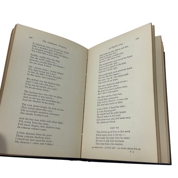 1893 Childrens Treasury of English Song Hardcover by Palgrave Antique Book - Picture 9 of 10
